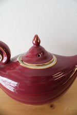 Vintage Hall Aladdin Genie 6-Cup Red Teapot