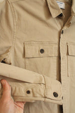 NEW Old Navy Tan Button Down Utility Style Shirt | 14/16