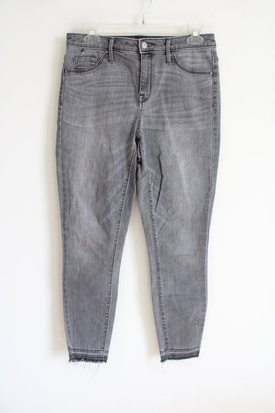 Mossimo Denim High Rise Gray Wash Jegging 6 28 Jubilee Thrift