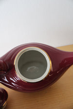 Vintage Hall Aladdin Genie 6-Cup Red Teapot