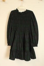 Polo Ralph Lauren Cotton Green and Navy Blue Plaid Layered LS Dress | 6