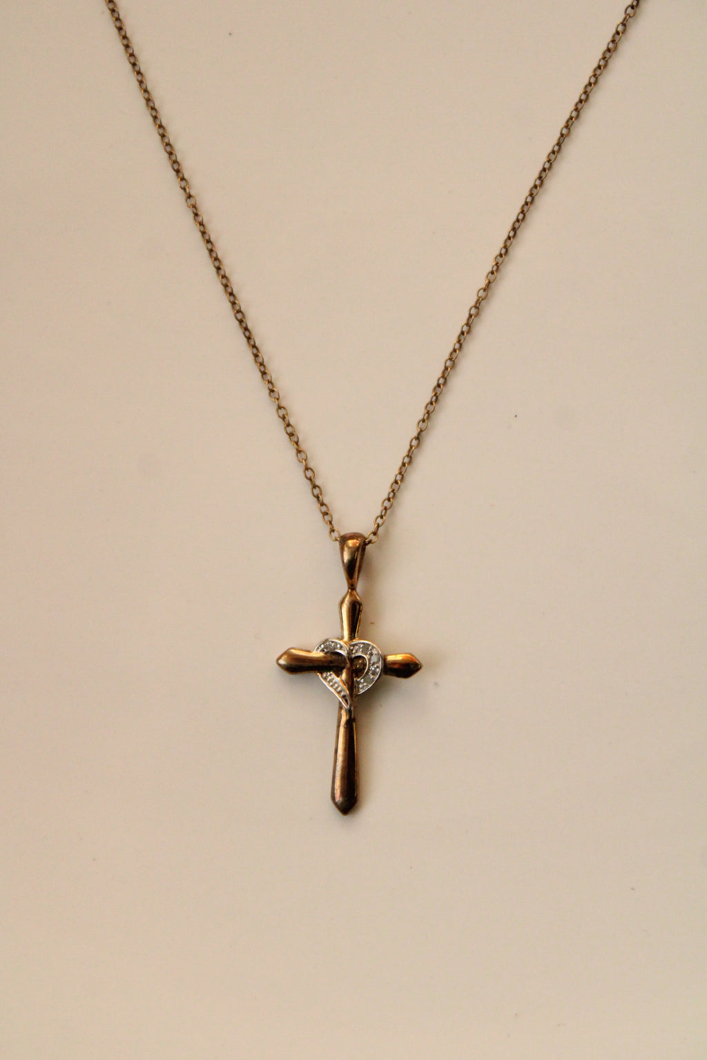 Cross & Heart 925 Pedant Necklace