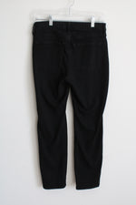 Old Navy Black Denim High Rise Wow Straight Jeans | 6P