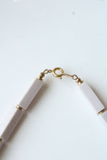 Pink Beaded Vintage Statement Necklace