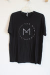 Next Level Apparel The Mom Community Black Tee | L
