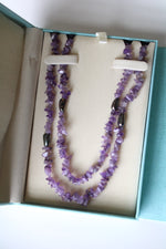 NEW Coldwater Creek Amethyst Chip Beaded Necklace