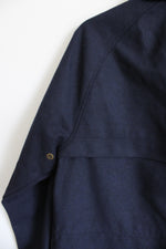 NEW Jos. A. Bank Reserve Navy Blue Wool Blend Coat | L