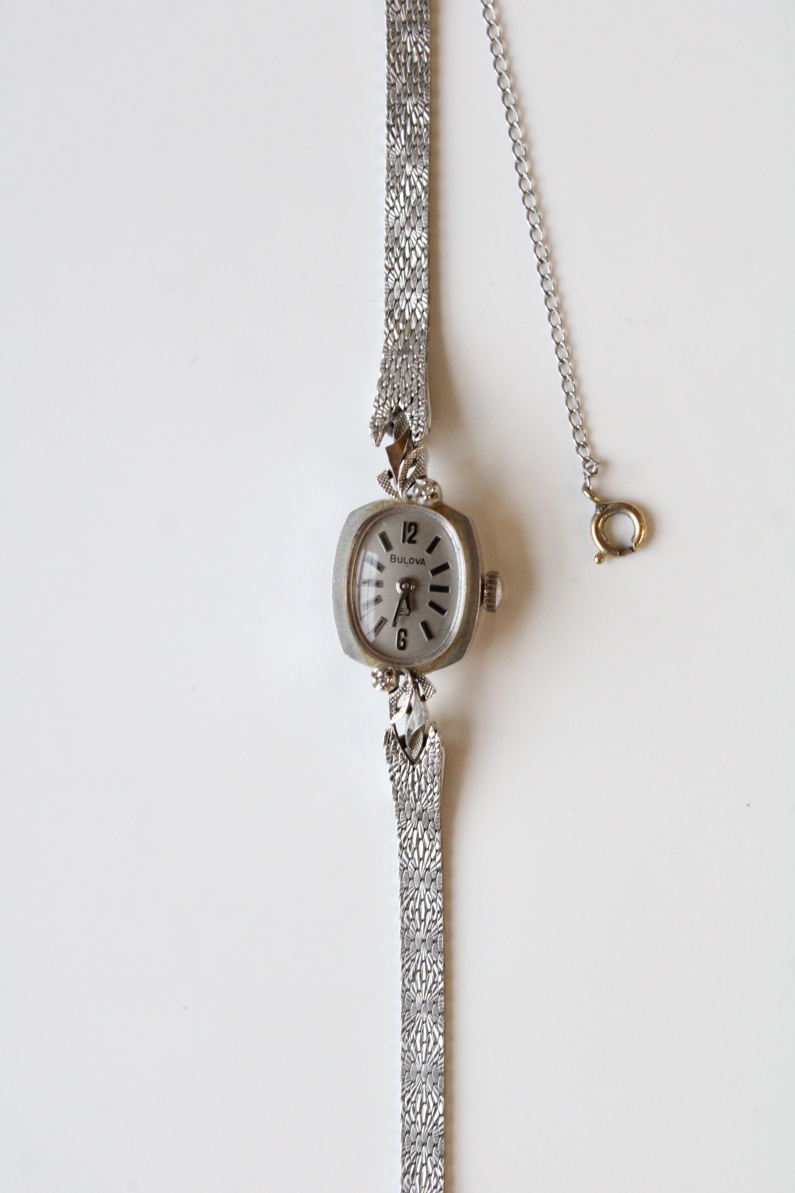 Bulova Silver Wind Up Watch