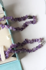 NEW Coldwater Creek Amethyst Chip Beaded Necklace