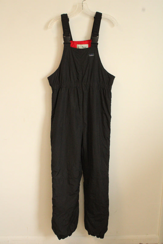 L.L. Bean Black Snow Pants with Full Side Zippers | XL