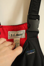 L.L. Bean Black Snow Pants with Full Side Zippers | XL