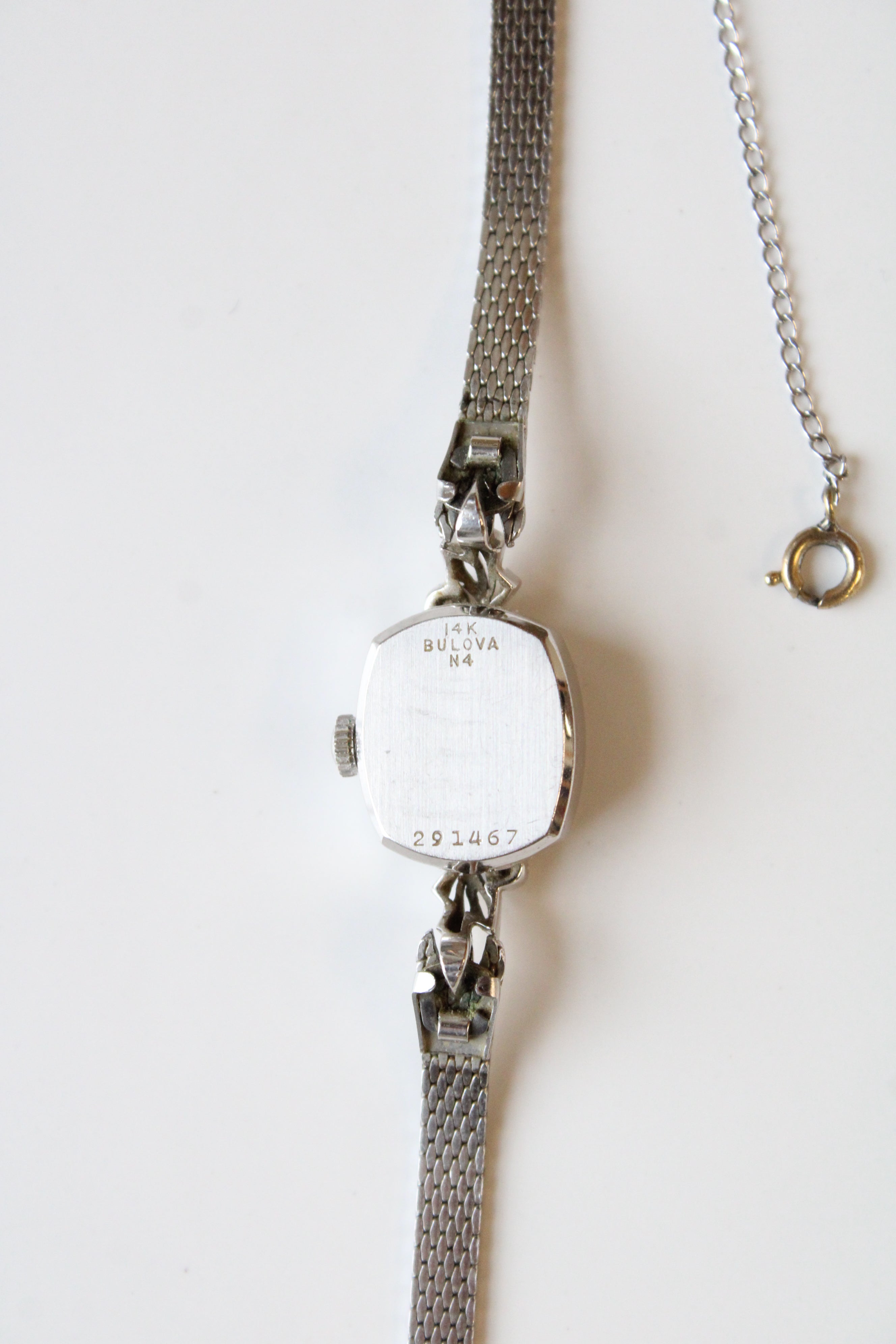 Bulova Silver Wind Up Watch