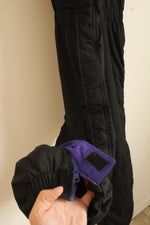 L.L. Bean Black Snow Pants with Full Side Zippers | XL