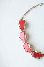 Vintage Charet Art Deco Red 1940's Style Necklace