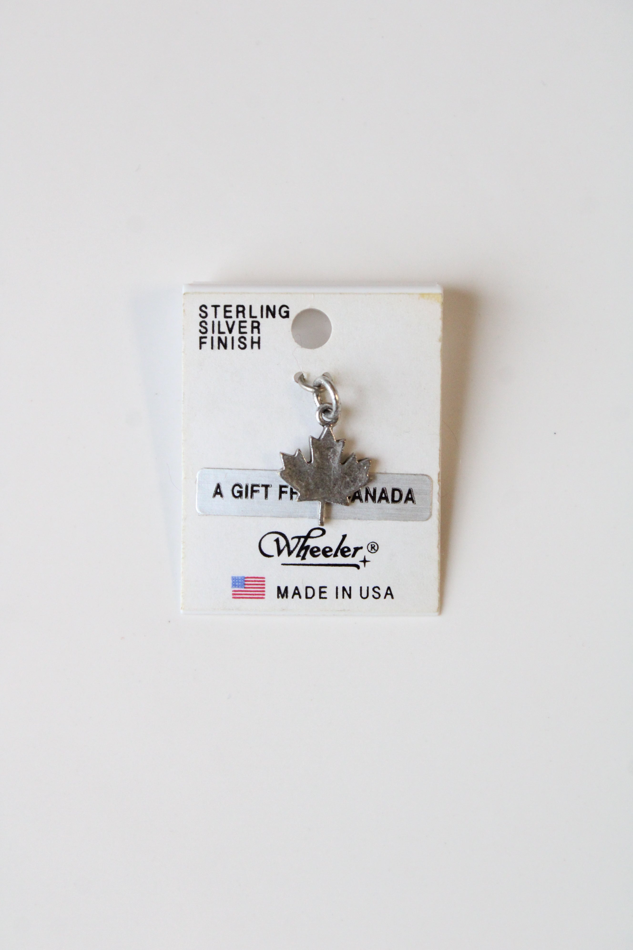 NEW Wheeler Sterling Silver Finish Maple Leaf