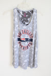 NEW NFL Teens Apparel New England Patriots Gray Soft Tank | L