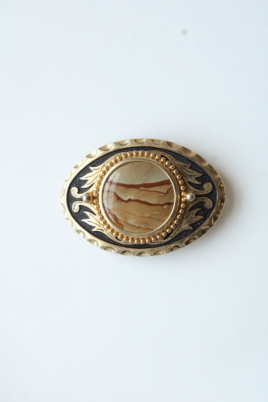 Desert Scene Western Style Belt Buckle
