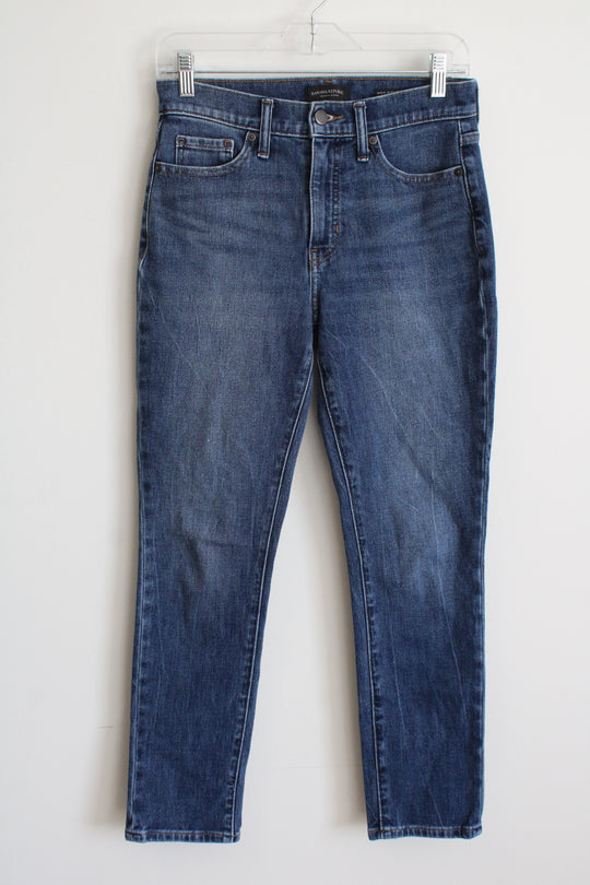 Banana Republic Blue Denim High Rise Slim Jeans | 2