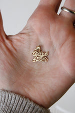 14K Yellow Gold "Special Sister" Necklace Pendant