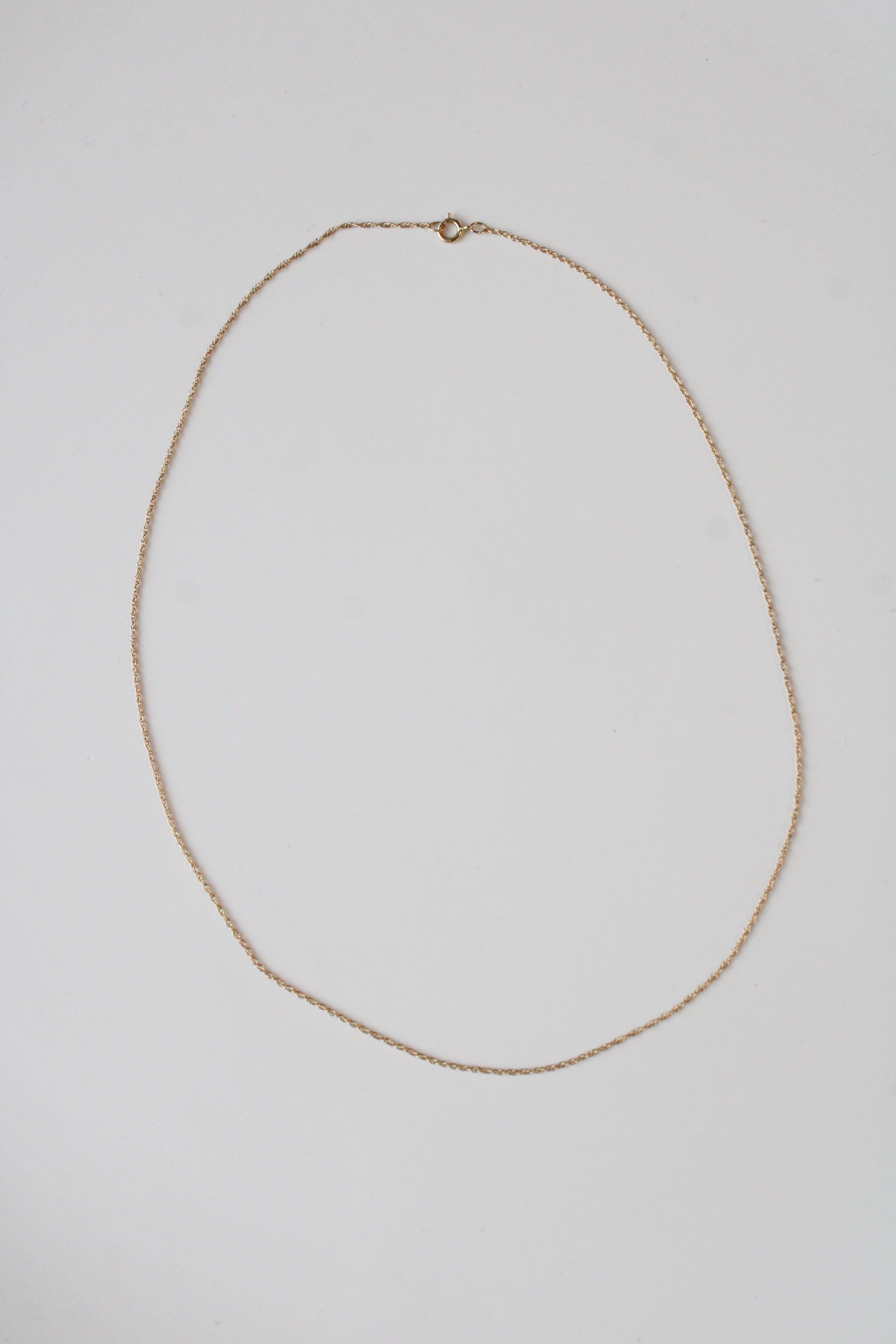 14K Yellow Gold Chain Necklace