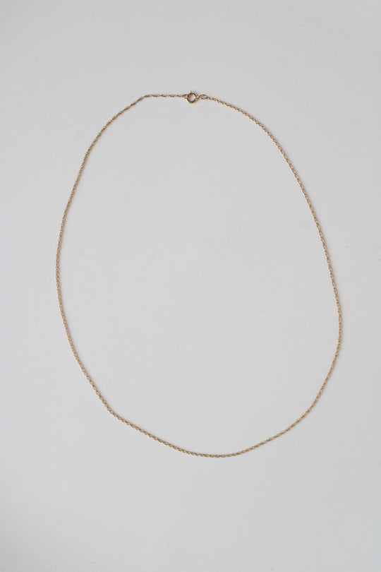 14K Yellow Gold Chain Necklace