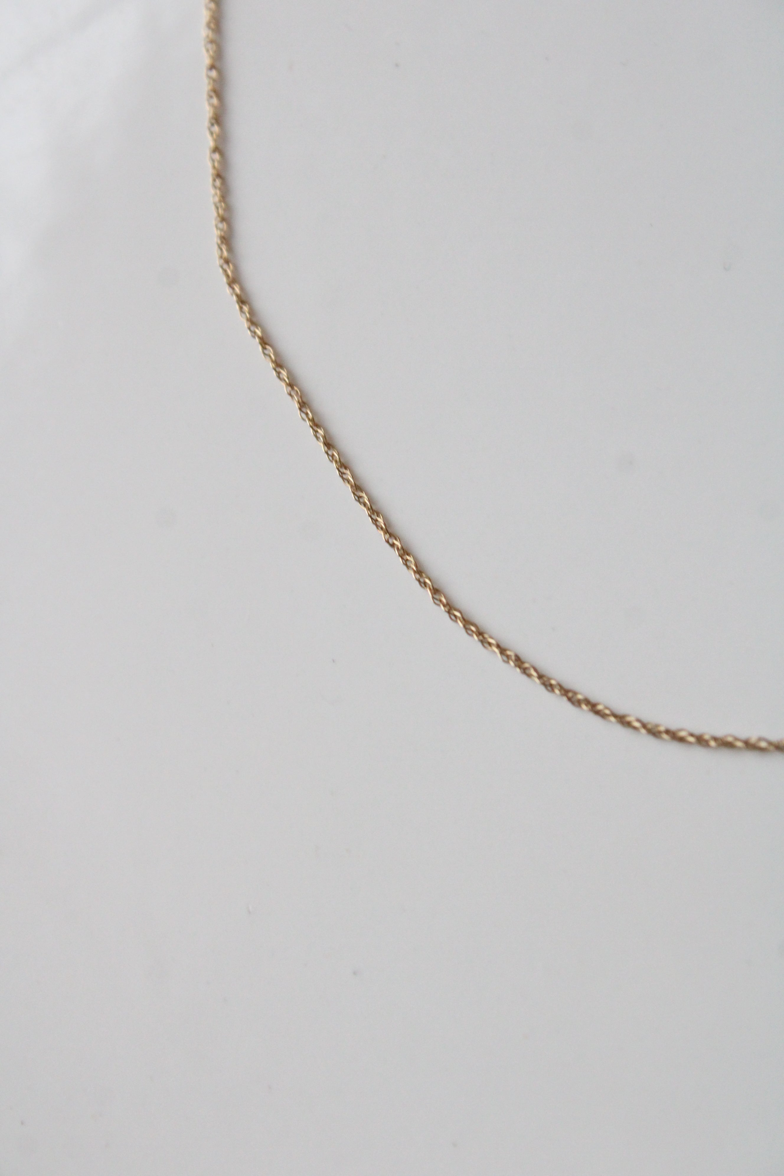 14K Yellow Gold Chain Necklace
