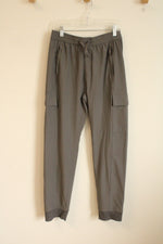 Abercrombie Kids Gray Jogger Cargo Athletic Pants | 13/14