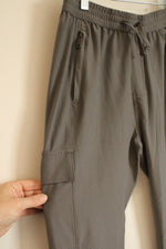 Abercrombie Kids Gray Jogger Cargo Athletic Pants | 13/14