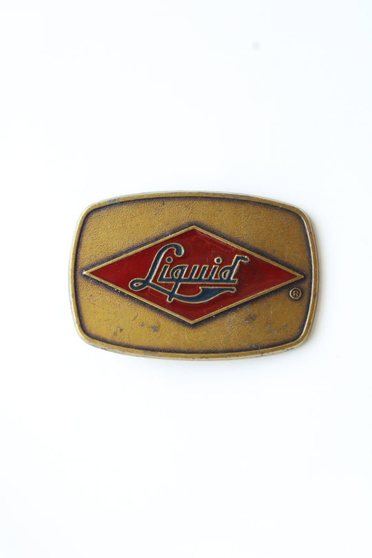 Liquid Brass Belt Buckle
