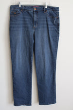 Gloria Vanderbilt Amanda 2.0 Blue Denim Slim Leg Jeans | 16