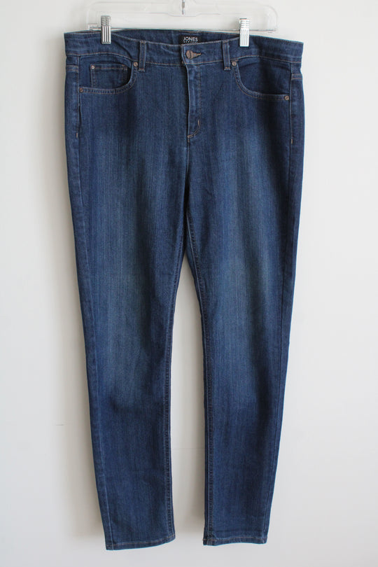 Jones New York Blue Denim Bleecker Skinny Classic Stretch Jeans | 12
