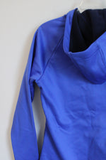 Burton Cobalt Blue Logo Zip Up Hoodie | S