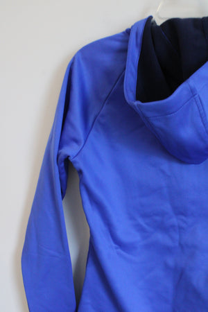 Burton Cobalt Blue Logo Zip Up Hoodie | S