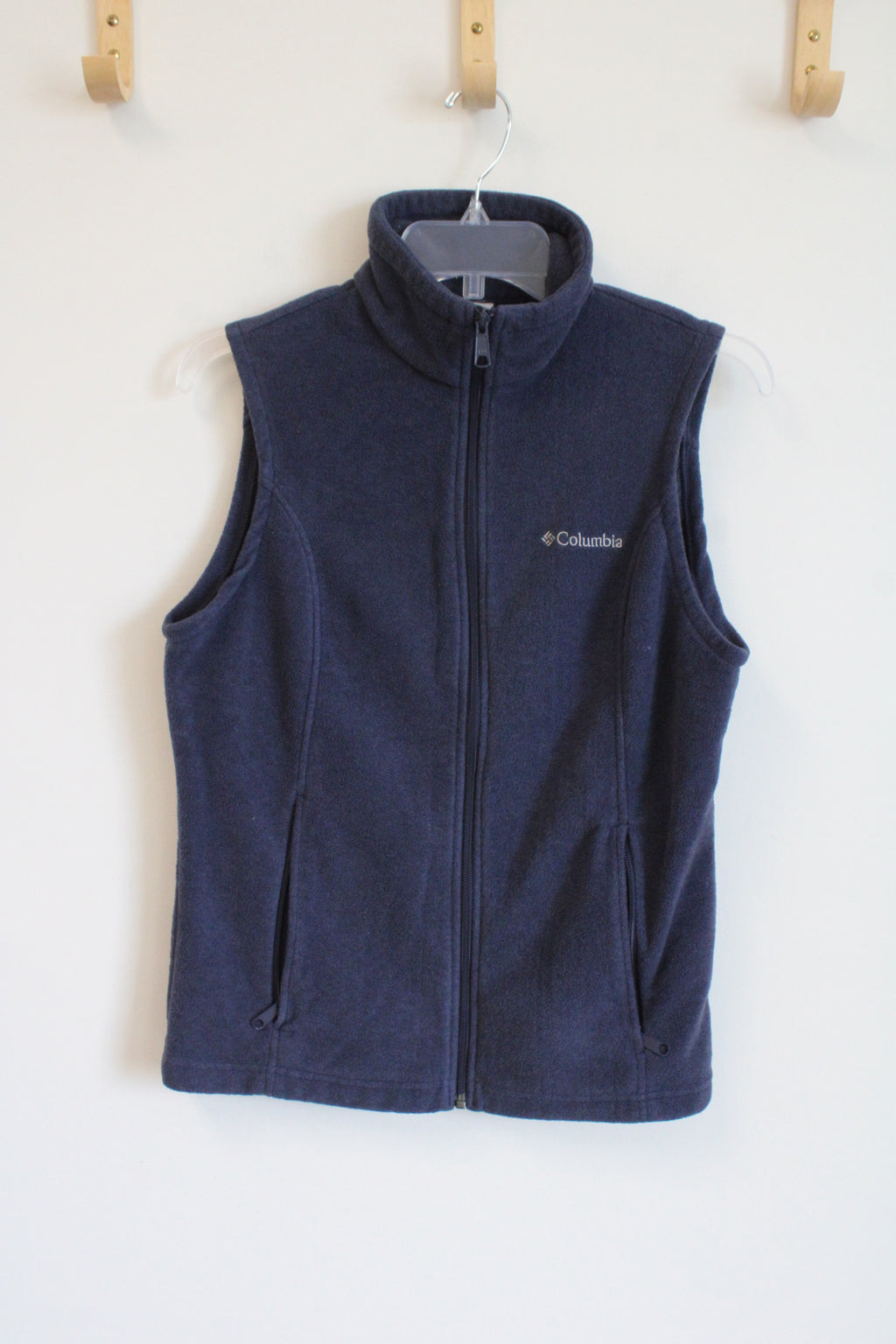 Columbia Navy Blue Fleece Vest | M