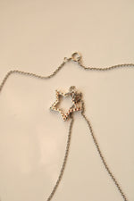 Star Crystal Bezzled Pendant Sterling Silver Necklace