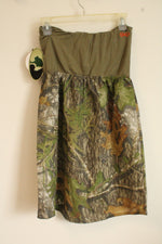 NEW Girls with Guns Army Green with Camo Print Strapless Dress | L