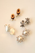 Vintage Judith McCann Wingback Earrings | Set Of 4