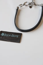 NEW Bonn Bons By Lori Bonn Black Leather Toggle Bracelet