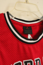 Jordan 23 Black and Red Jersey Tank Top | M