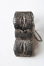 Vintage Aztec Sterling Silver Saul Bracelet
