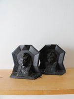 Egyptian Sphinx Cast Iron Bookends | Set Of 2