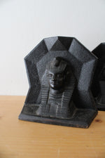 Egyptian Sphinx Cast Iron Bookends | Set Of 2