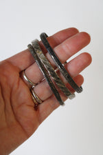 Sterling Silver Bangle Bracelets | Set Of 3