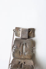 Vintage Aztec Sterling Silver Saul Bracelet