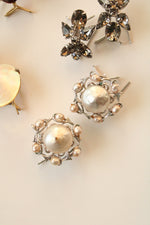 Vintage Judith McCann Wingback Earrings | Set Of 4