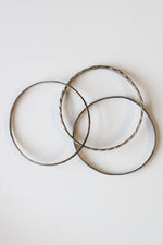Sterling Silver Bangle Bracelets | Set Of 3