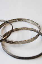 Sterling Silver Bangle Bracelets | Set Of 3