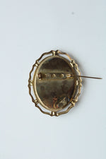Vintage Pressed Flower Brooch