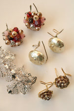 Vintage Judith McCann Wingback Earrings | Set Of 4