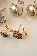 Vintage Judith McCann Wingback Earrings | Set Of 4